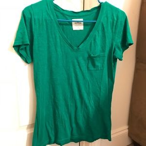Green V Neck